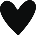 Heart SVG Bold Silhouette Vector