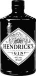 Hendrick’s Gin Bottle Bold Monochrome Vector
