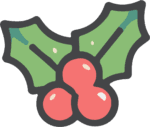 Holly Berries SVG Festive Sprig Vector