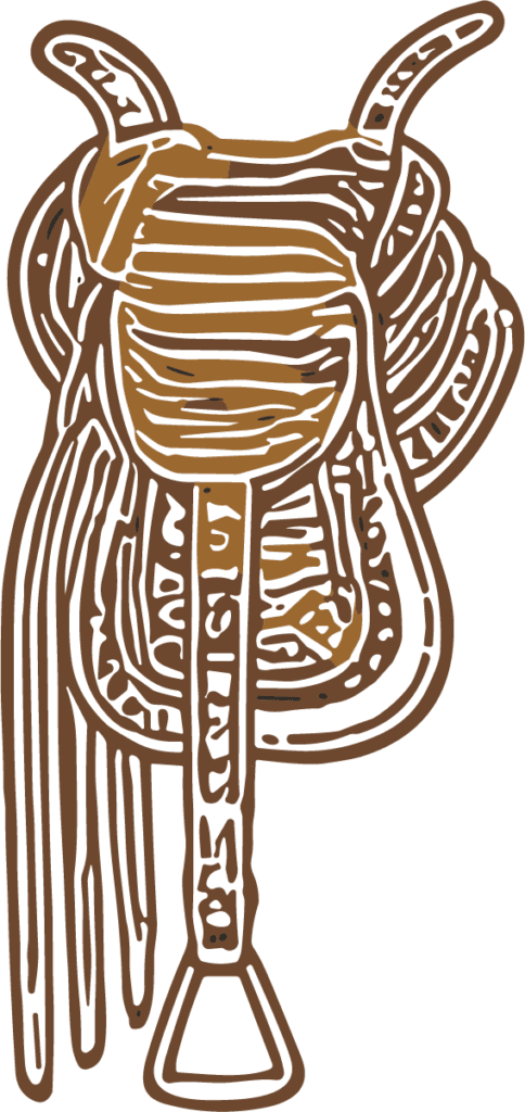 Horse Saddle SVG Detailed Leatherwork Vector