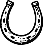 Horseshoe SVG Bold Outline Vector