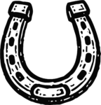 Horseshoe SVG Rustic Lucky Vector