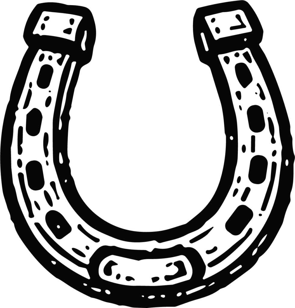 Horseshoe SVG Rustic Lucky Vector