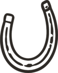 Horseshoe SVG Bold Outline Vector