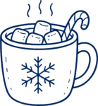 Hot Chocolate Mug SVG Cozy Winter Vector