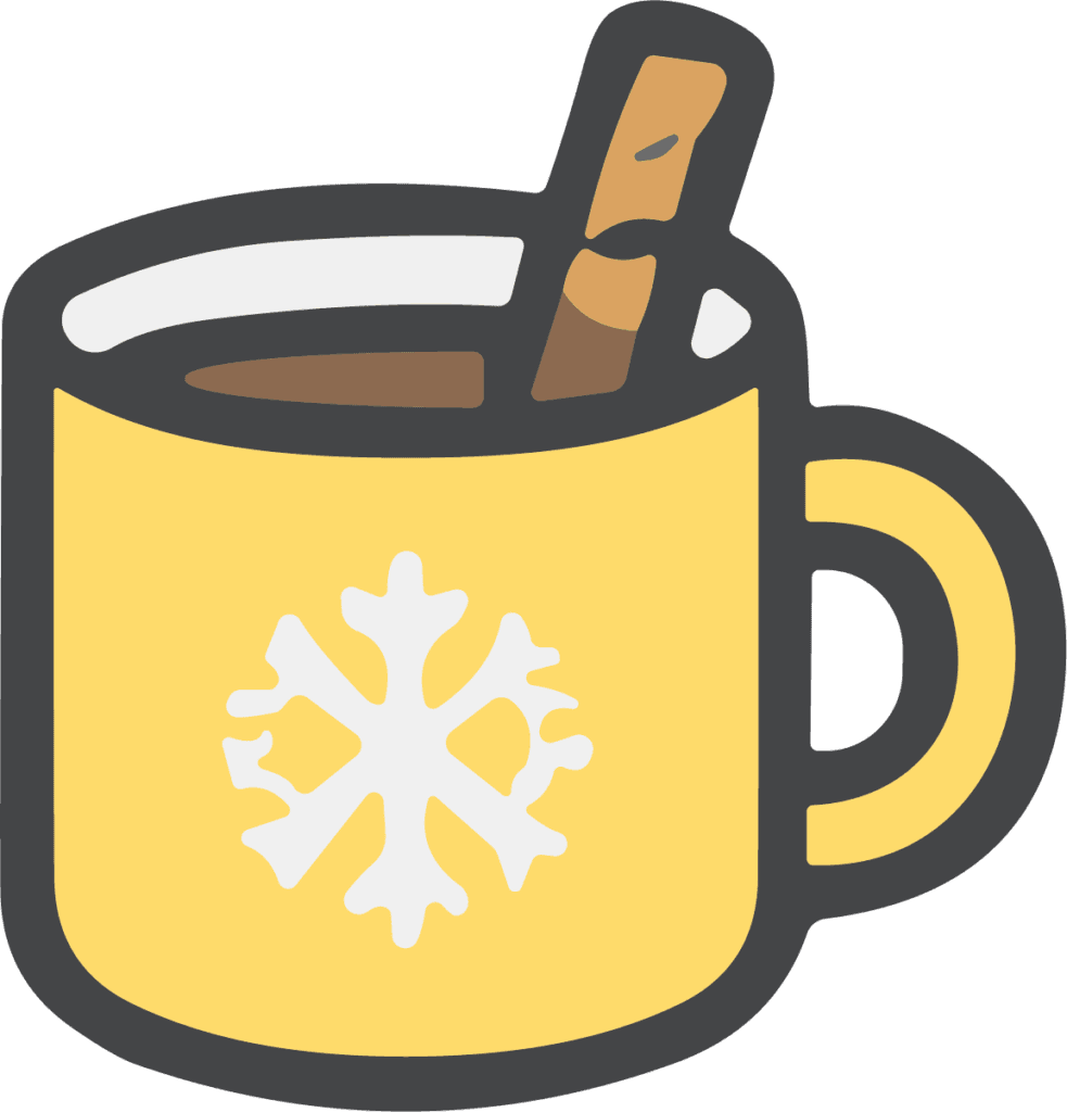 Hot Chocolate Mug SVG Cozy Winter Vector