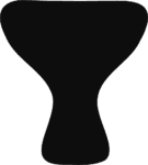 Hourglass Silhouette SVG Bold Curves Vector