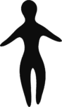 Human Silhouette SVG Bold Vector