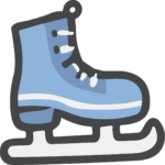 Ice Skate SVG Winter Sport Vector