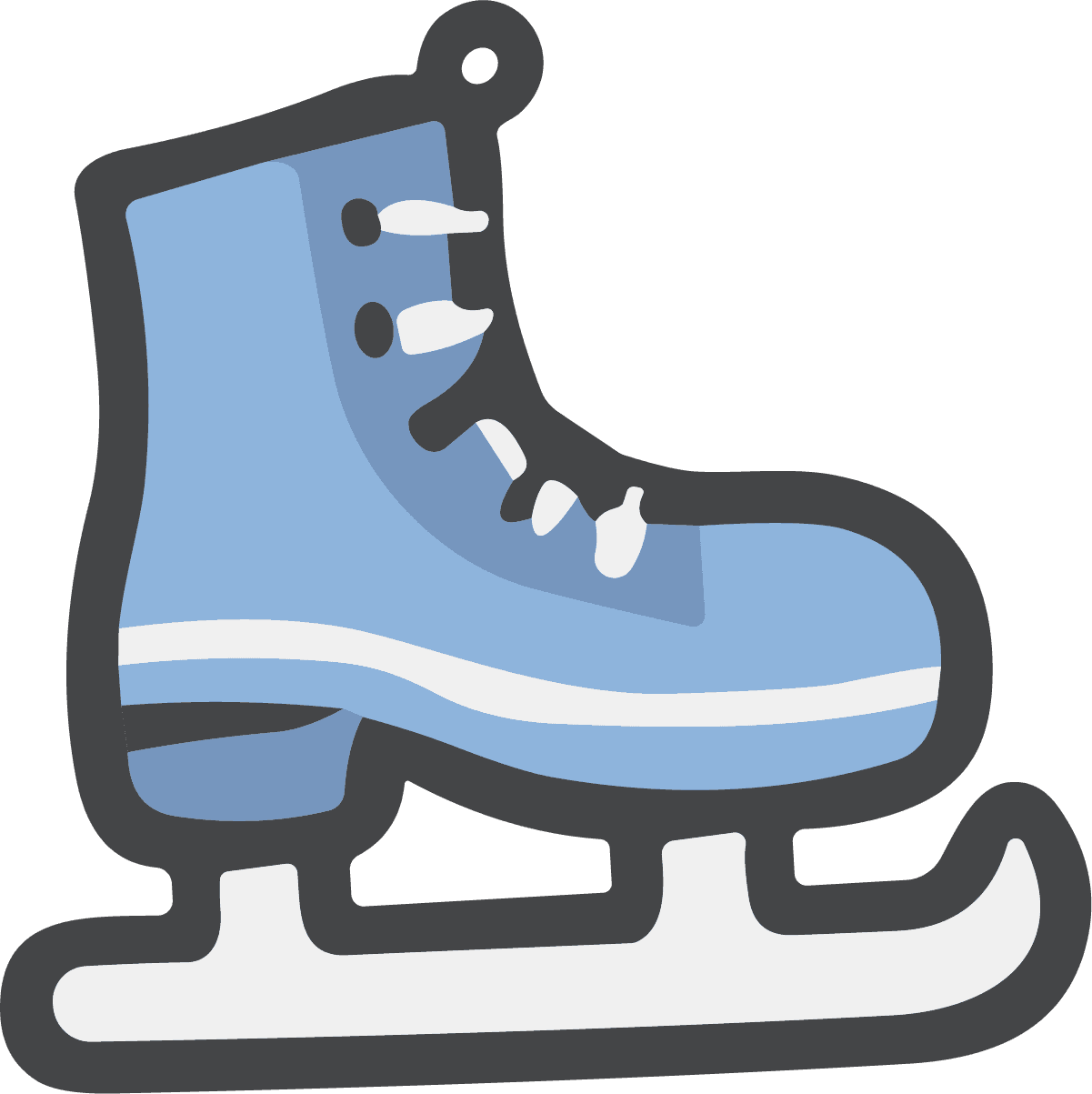 Ice Skate SVG Winter Sport Vector - Image 1