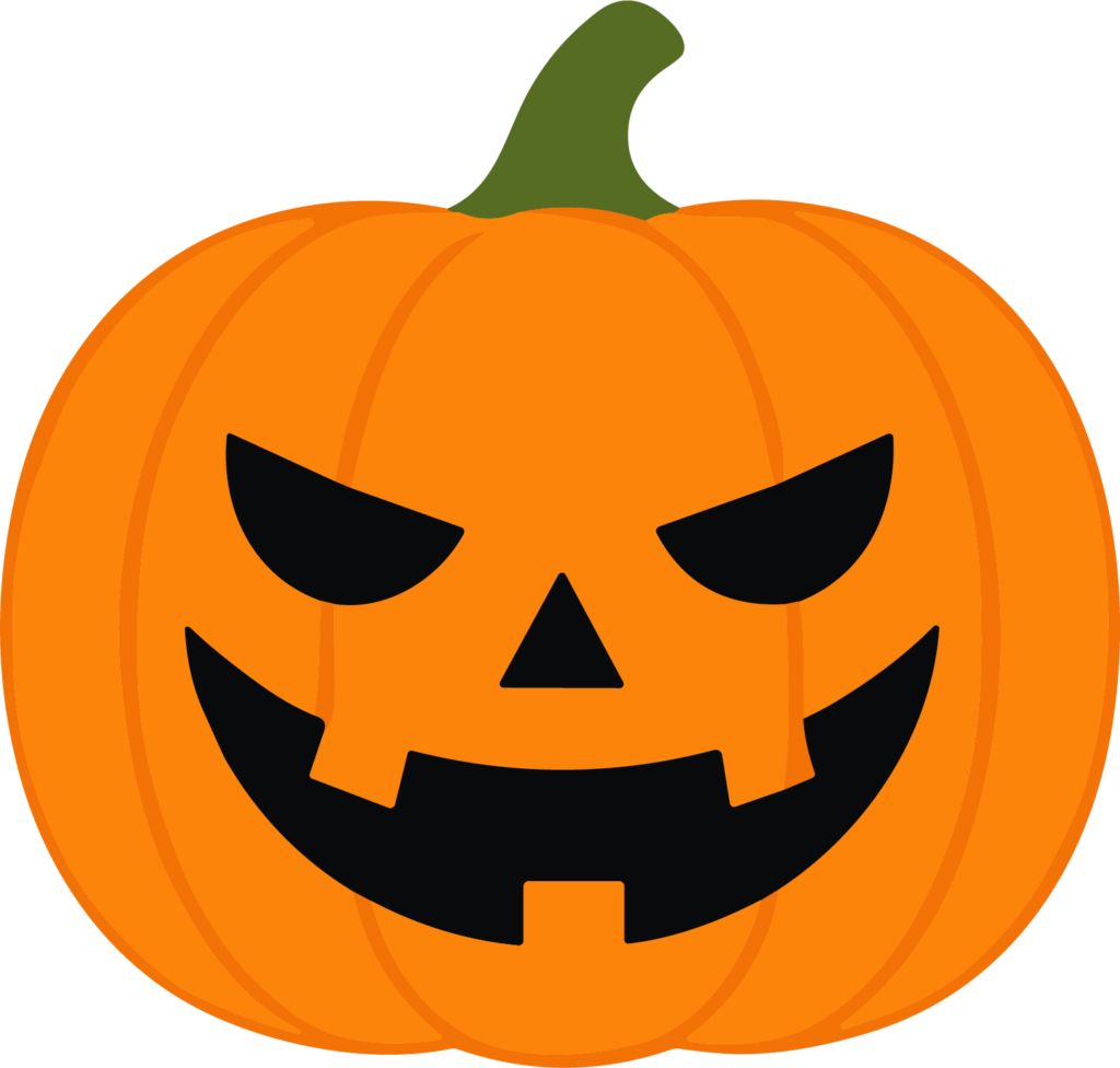 Jack O Lantern SVG Grinning Spooky Vector