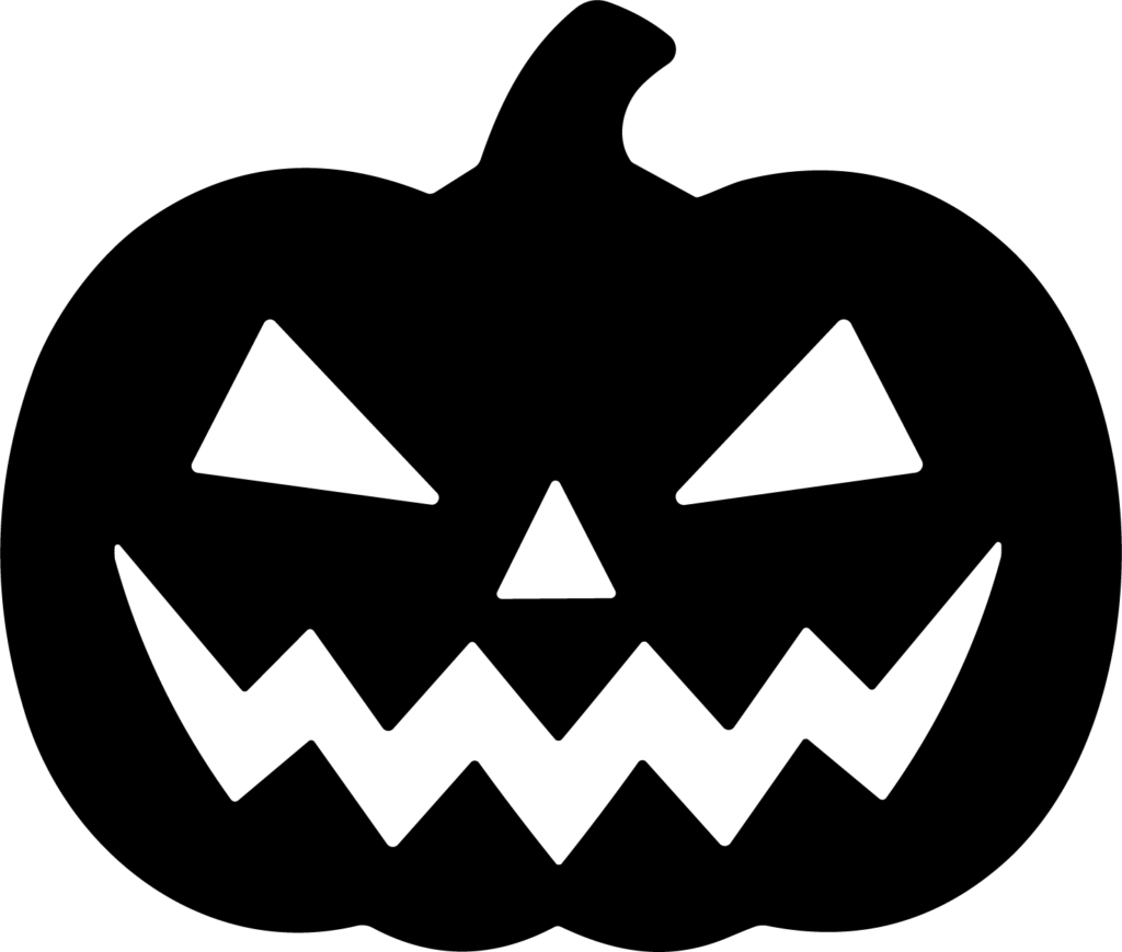Jack-O-Lantern SVG Menacing Grin Vector