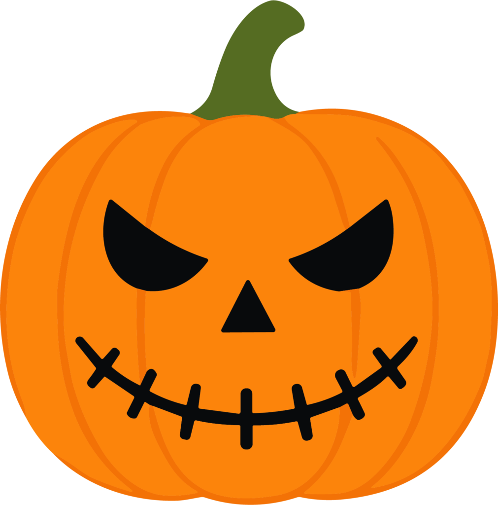Jack-O-Lantern Pumpkin SVG Wicked Grin Vector