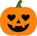 Jack-O-Lantern Pumpkin SVG Lovestruck Grin Vector