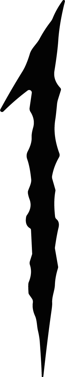 Jagged Arrow SVG Rugged Silhouette Vector - Image 1