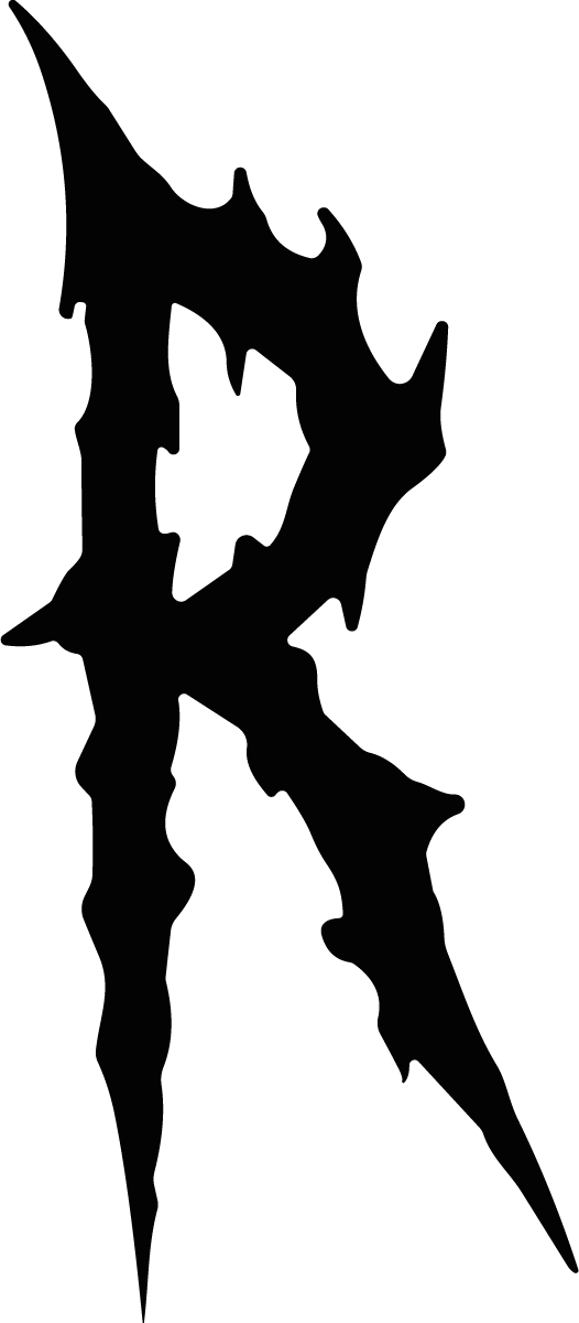 Jagged Letter D SVG Sharp Edged Vector - Image 1
