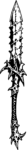 Jagged Sword SVG Menacing Blade Vector