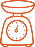 Kitchen Scale SVG Simple Outline Vector