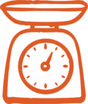 Kitchen Scale SVG Sketchy Outline Vector