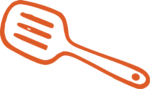 Kitchen Spatula SVG Rustic Line Sketch Vector