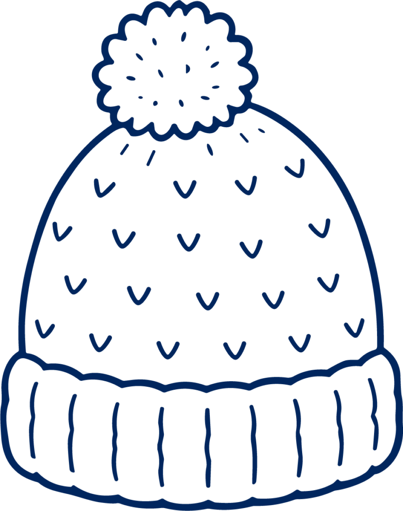 Knit Beanie SVG Cozy Winter Vector