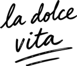 La Dolce Vita Lettering SVG Flowing Script Vector