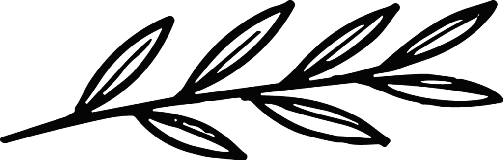 Leaf Branch SVG Bold Sketch Vector