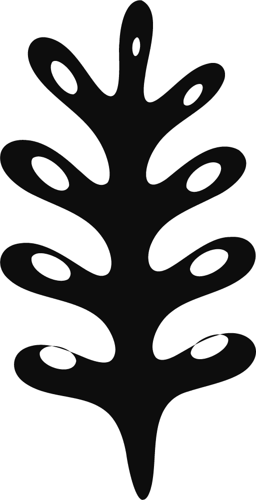 Leaf Silhouette SVG Organic Flowing Vector