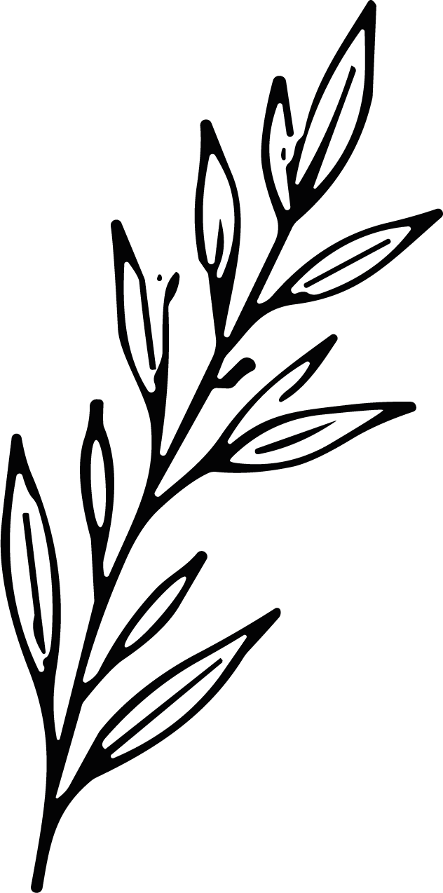 Leafy Branch SVG Bold Botanical Vector - Image 1