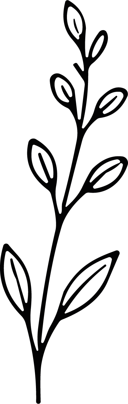 Leafy Branch SVG Bold Botanical Vector - Image 1