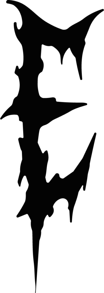 Letter F SVG Dripping Gothic Vector
