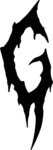 Letter G SVG Gothic Drip Vector
