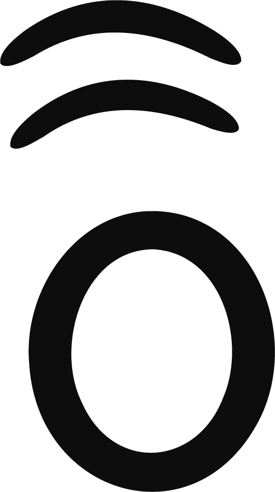 Letter O Wifi SVG Bold Signal Vector