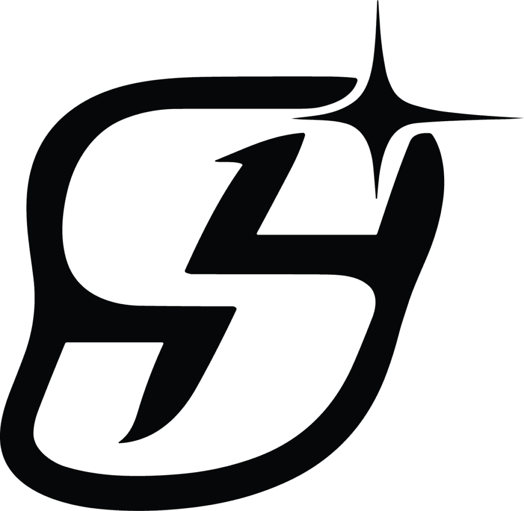 Letter S Logo SVG Sleek Sparkle Vector