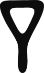 Letter Y SVG Bold Silhouette Vector
