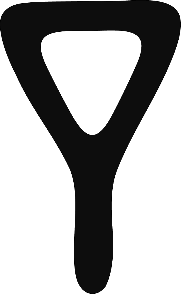Letter Y SVG Bold Silhouette Vector