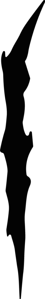 Lightning Bolt SVG Jagged Silhouette Vector