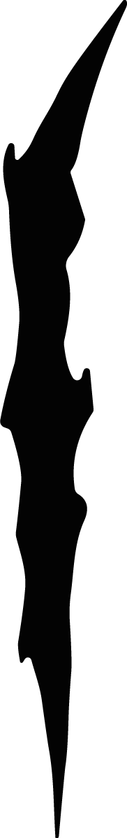 Lightning Bolt SVG Jagged Silhouette Vector - Image 1