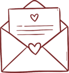 Love Letter Envelope SVG Sketchy Romance Vector