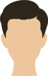 Man Face Avatar SVG Simple Portrait Vector