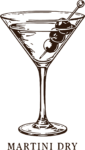 Martini Glass SVG Classic Sketch Vector