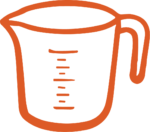 Measuring Cup SVG Simple Outline Vector