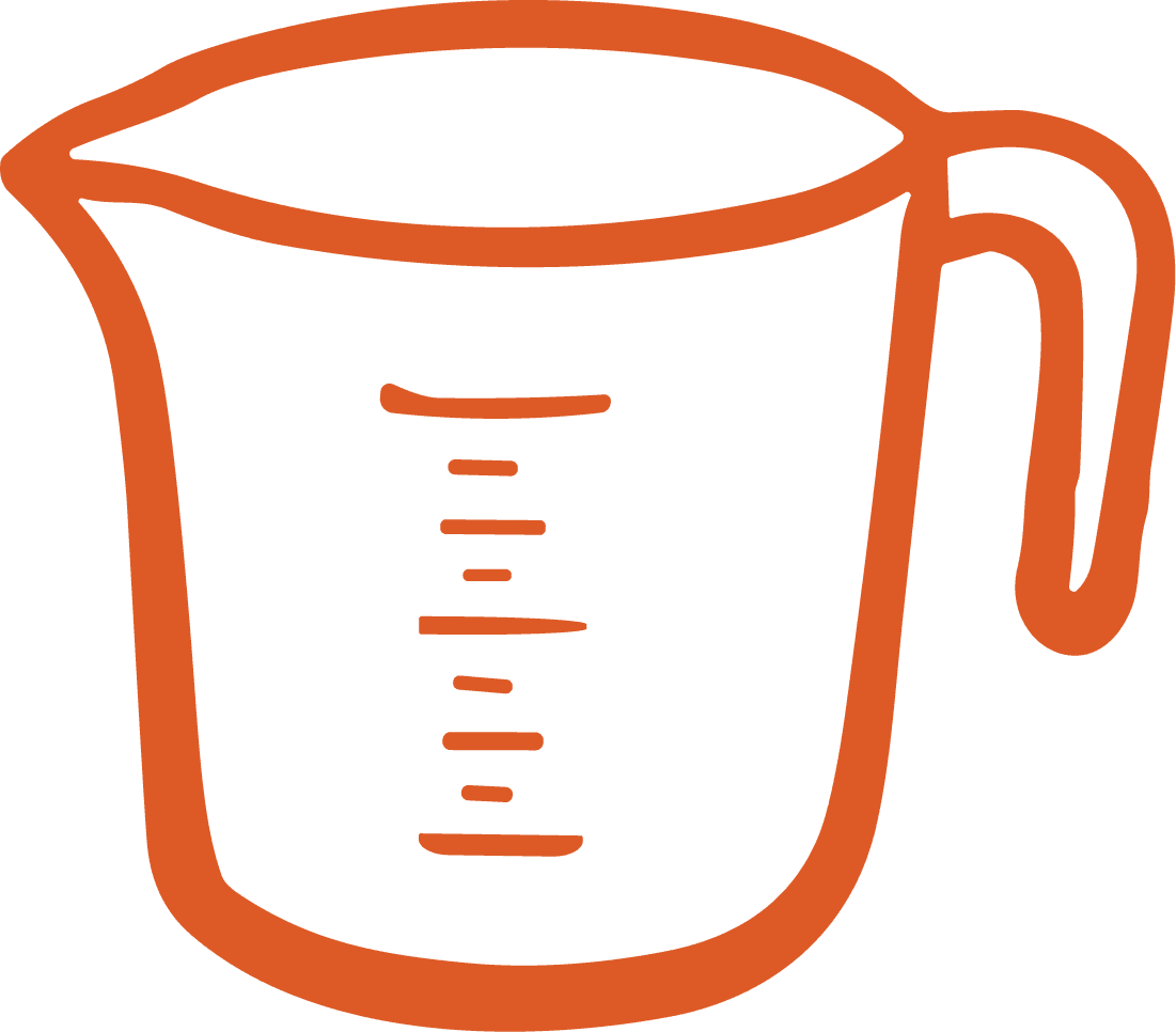 Measuring Cup SVG Simple Outline Vector - Image 1