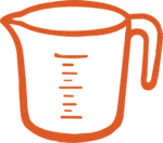 Measuring Cup SVG Simple Outline Vector