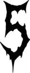 Melting Letter SVG Dripping Gothic Vector