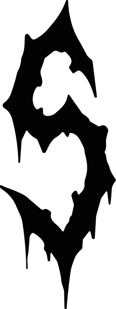 Melting Silhouette SVG Eerie Drip Vector