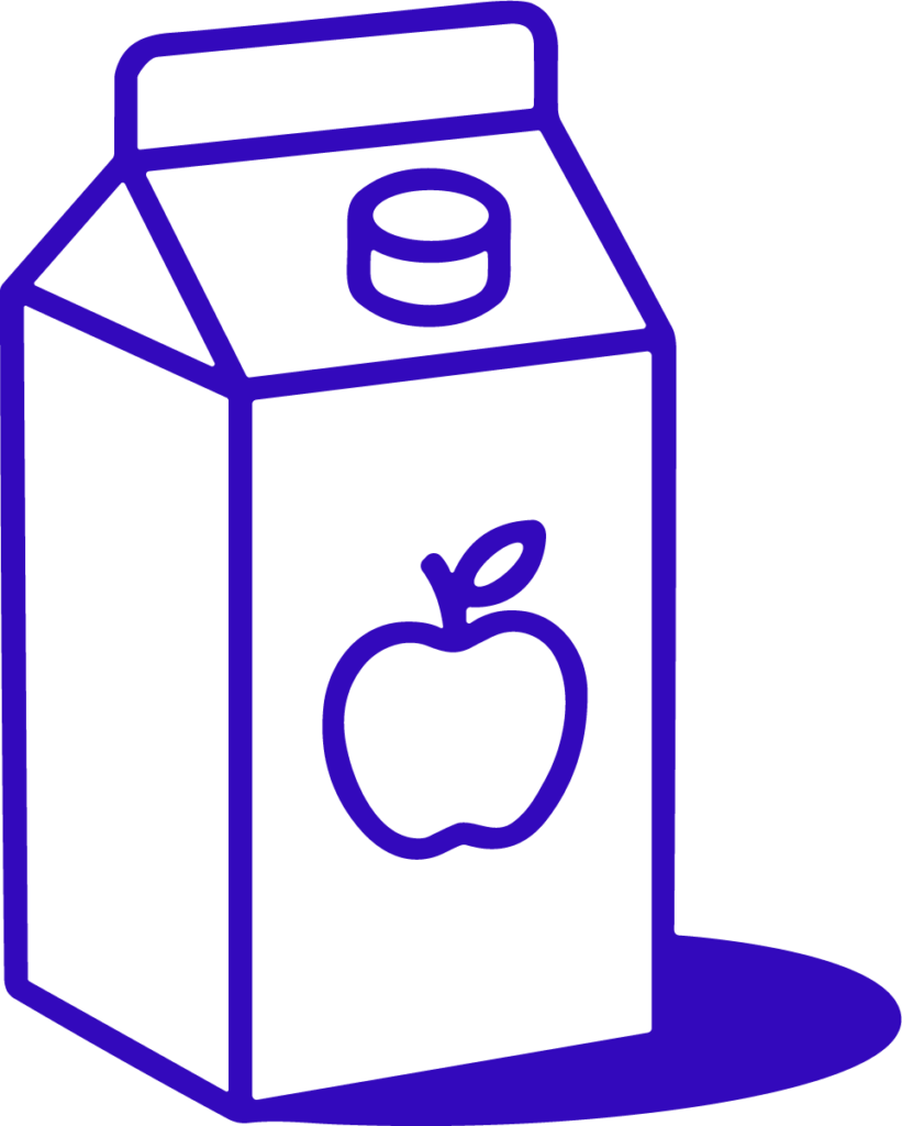 Milk Carton SVG Bold Outline Vector