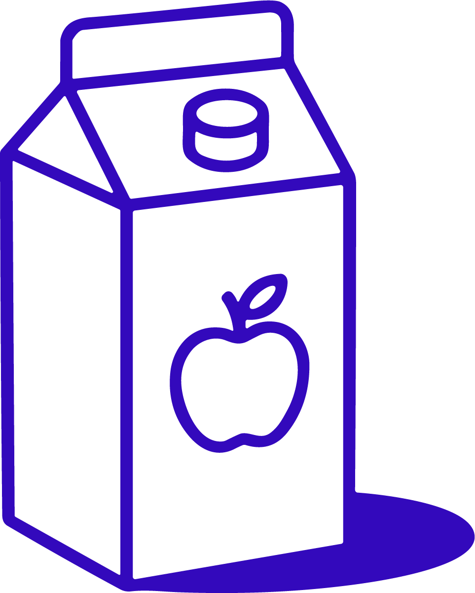 Milk Carton SVG Bold Outline Vector - Image 1