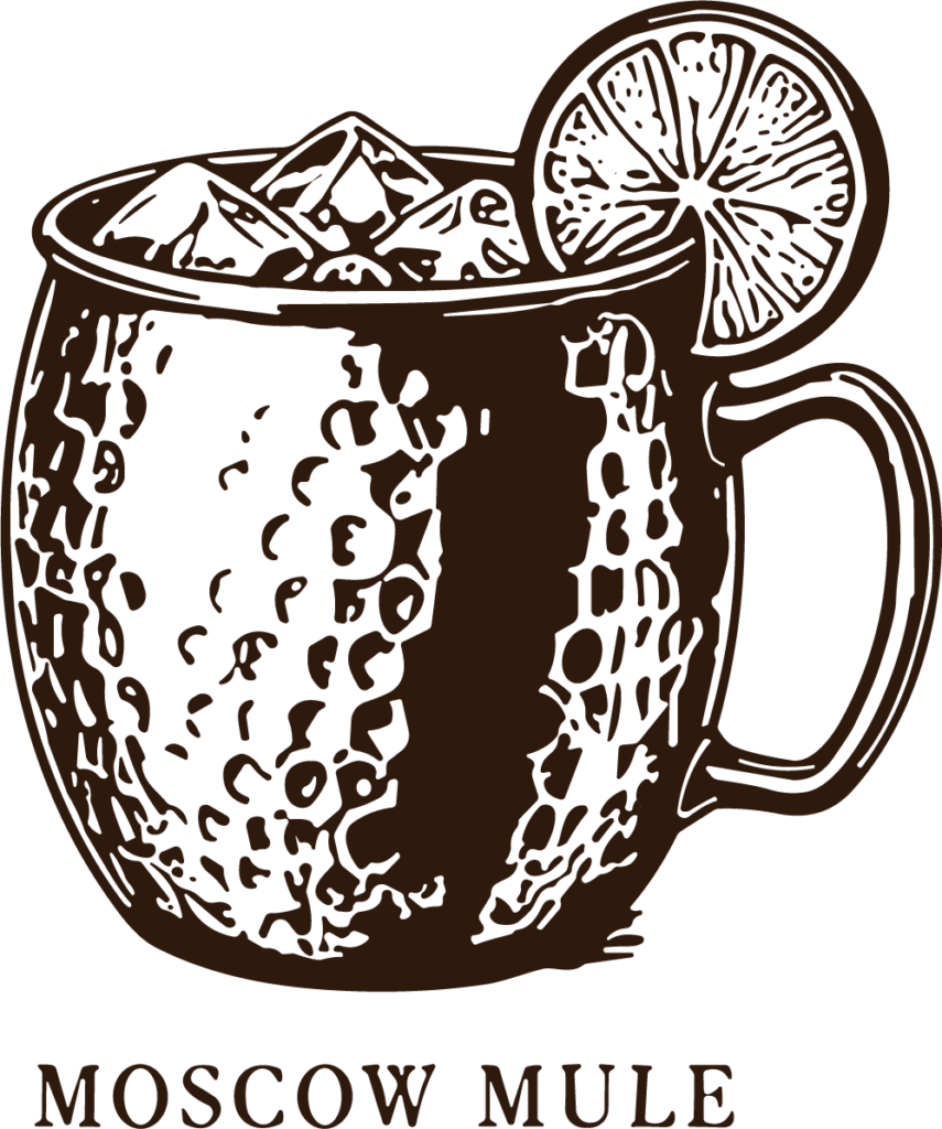 Moscow Mule SVG Vintage Engraving Vector