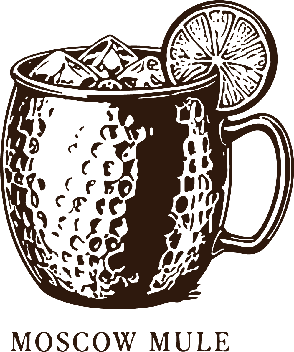 Moscow Mule SVG Vintage Engraving Vector - Image 1